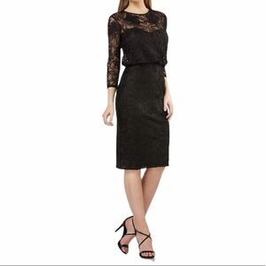 NEW JS Collections Soutache Blouson Midi Dress 4